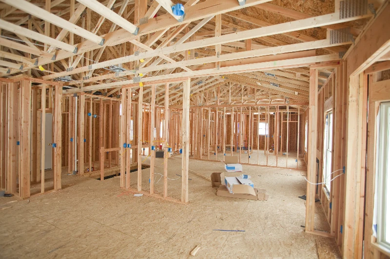photo of a new home under construction